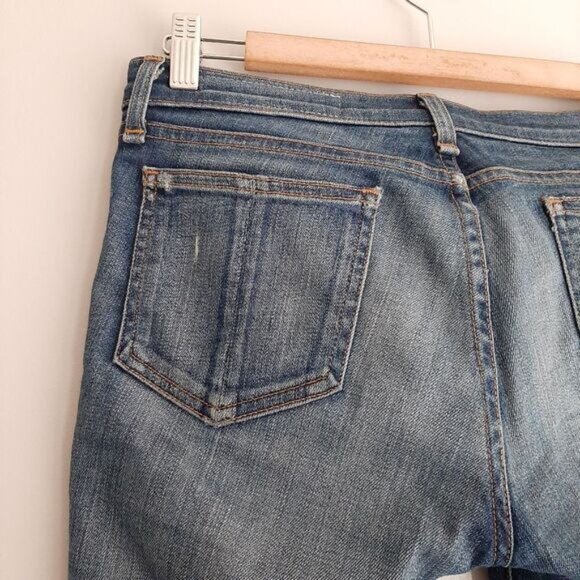 RAG & BONE \ Mid-Rise Skinny Destroyed Blue Jeans Sz 26 - Picture 11 of 16